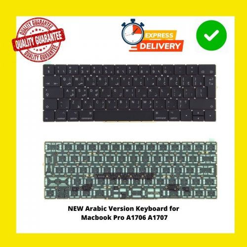 Arabic Version Keyboard for Macbook Pro A1706 A1707