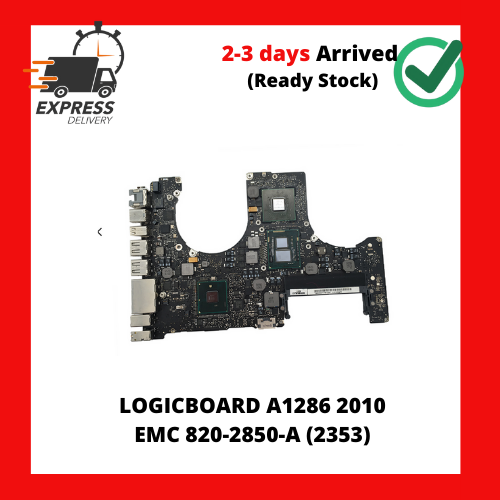 Faulty Logic Board For 2010 Apple Mac 15 A1286 820-2850-A